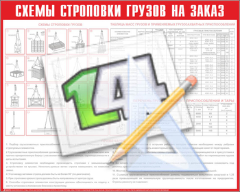 Схема строповки на заказ - Охрана труда на строительных площадках - Схемы строповки и складирования грузов - Магазин охраны труда Протекторшоп